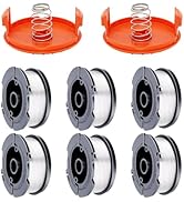 Hechuang AF-100 Weed Eater Spool 6+2 Pack 30ft 0.065'' Line String Trimmer Replacement Spool for ...