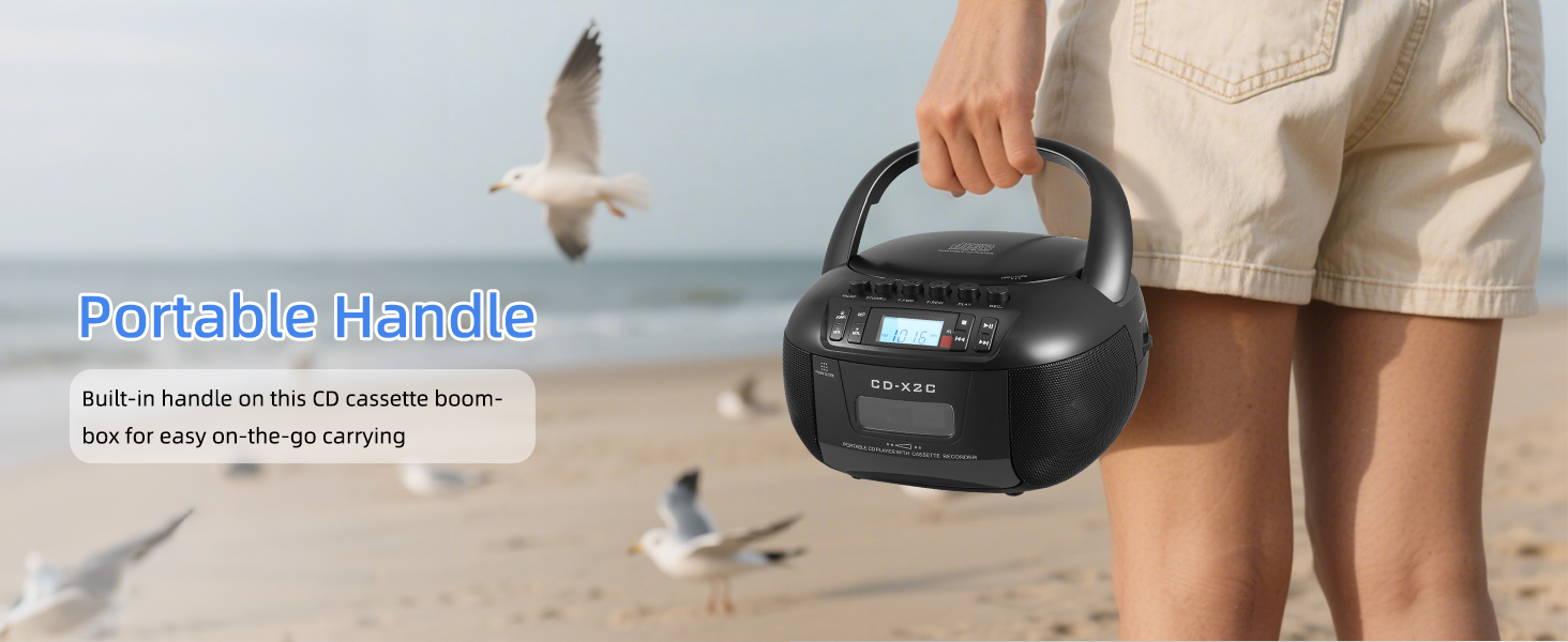 CD and Cassette Player