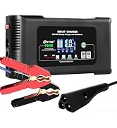 Golf Cart Battery Charger, 48Volt 13AMP and 36Volt 18AMP Smart Trickle Charger, 48V Golf Charger ...