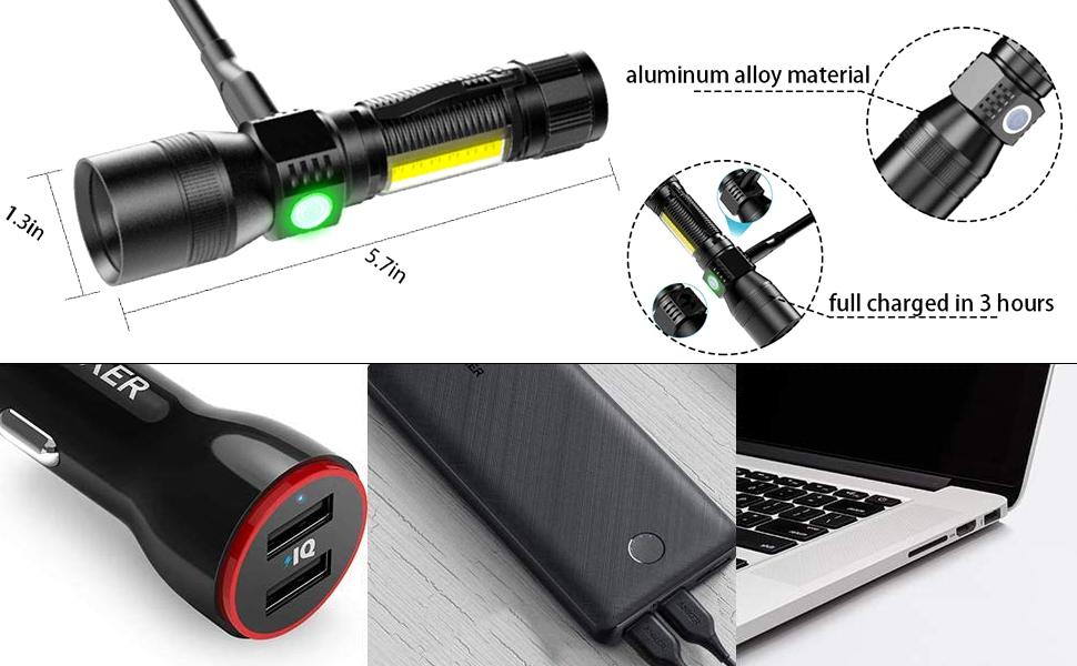 rechargeable flashlights