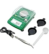 TOPWEIGH Milligram Scale, Dual Powered, Large Display, mg Scale, Adjustable Feet, 50g x 0.001g -G...