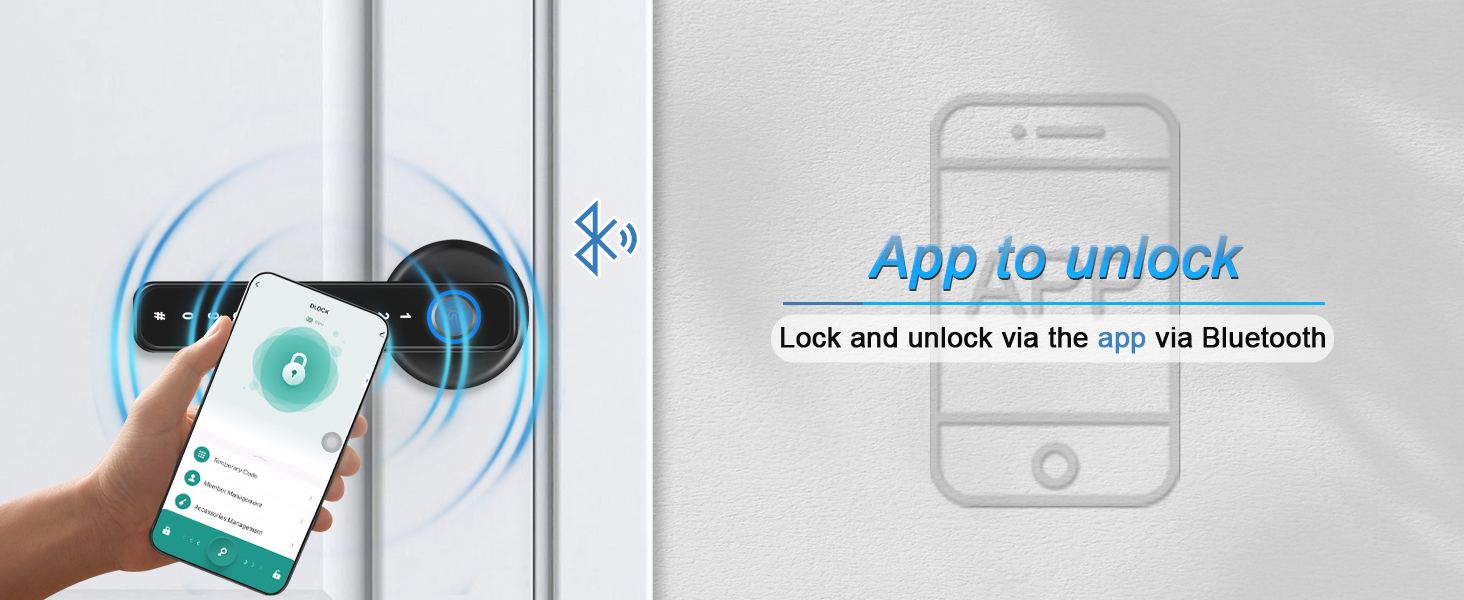 App to unlock the door
