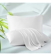 Toddler Size Pillow Protectors Viscose Derived from Bamboo - Set of 2 Zippered, 400 Thread Count ...