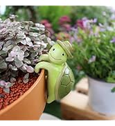 Cute Turtle Plant Pot Figurines Resin Hanging Statue Decorations for Home Garden Office Ornaments