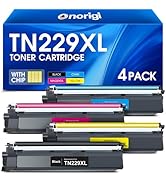 Onorigi TN229XL Toner Cartridge High Yield for Brother TN229XL Toner with Brother HL-L3220cdw L32...
