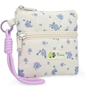 JINSI Cute Corduroy Period Bag for Purse, Discreet Zipper Sanitary Pad &amp; Tampon Holder, Portable ...