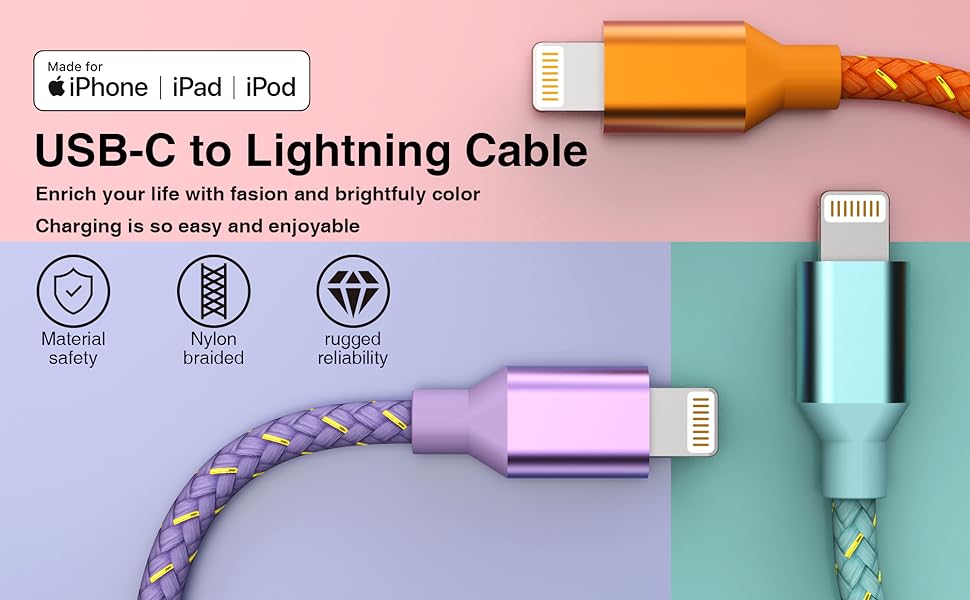 usb c to lightning cable 1#