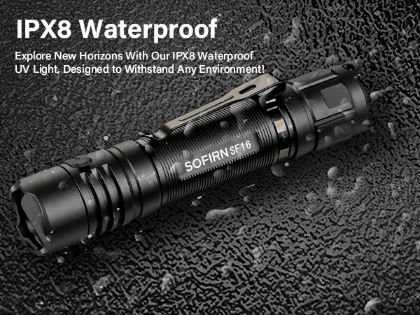 IPX8 Waterproof