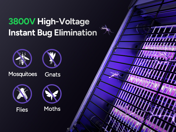 3800V High-Voltage Instant Bug Elimination