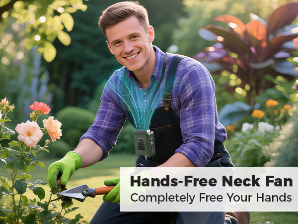 neck fan waist fan summer essential