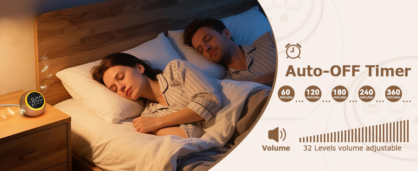 alarm clock sound machine for adults