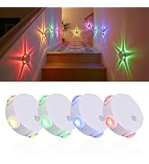 leddotec Night Lights, 4 Pack USB Rechargeable Motion Sensor, Touch Control RGB Dimmable, Multi-I...