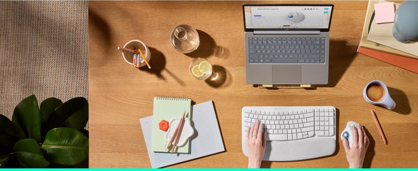 Logitech ERGO M575S Wireless Trackball Ergonomic Mouse