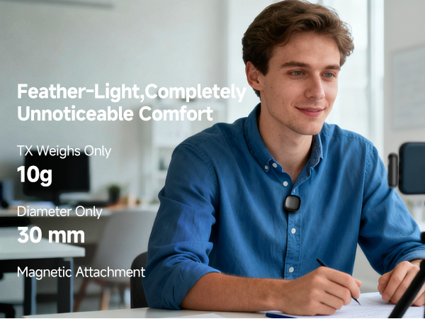 Mini Wireless Lavalier Microphone