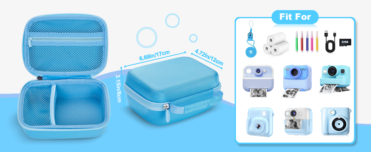 camera case for kids camera and accessories
