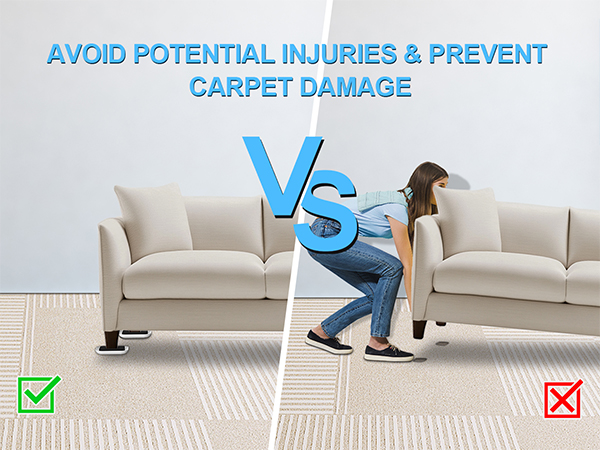 Furniture Sliders for Carpets