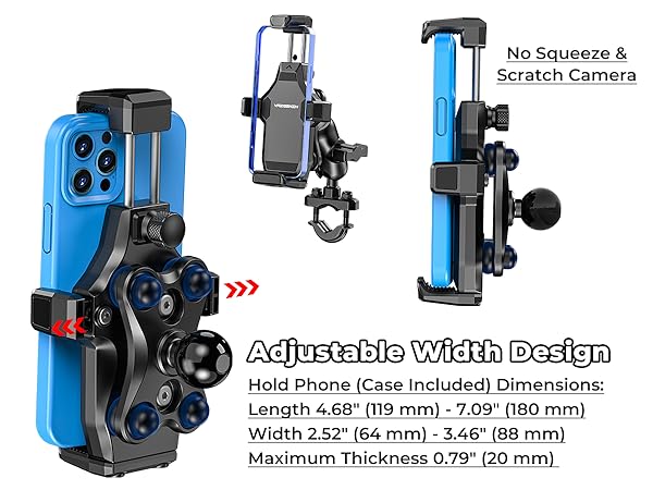 phone holder for motorcycle handlebar