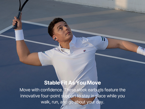 Stable Fit Open Ear Earbuds