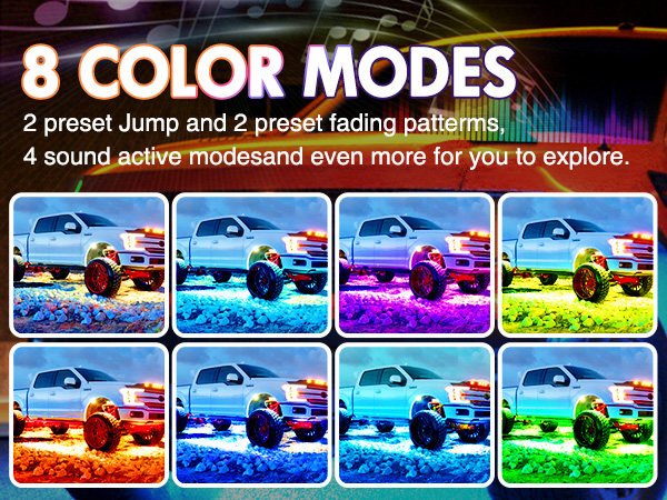 Nilight Car Underglow Neon Accent Strip Lights