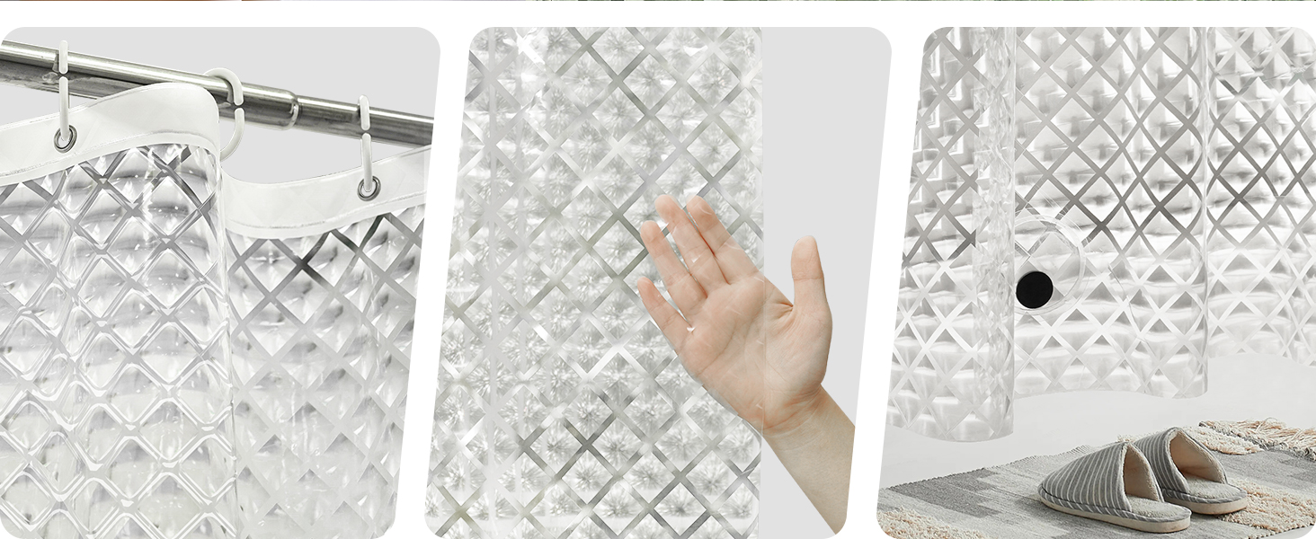 Long Shower Curtain