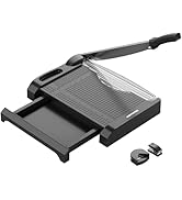 ALRITOTEK 3 in 1 Guillotine Paper Cutter Trimmer, 12" Heavy Duty Paper Trimmer for Office and Cra...