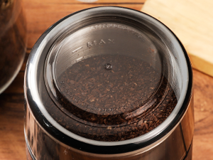 HAUSHOF Black Electric Coffee Blade Grinder (UL Plug)