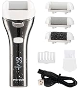 Electric Foot Callus Remover, Rechargeable Portable Electronic Foot File Pedicure Kit, Pedicure T...