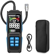 INSTRODOTS Natural Gas Detector, Gas Leak Detector with Audible & Visual Alarm, Rechargeable Gas ...