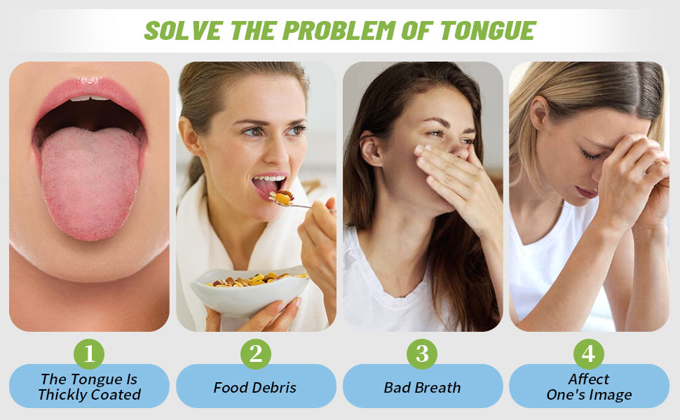TONGUE SCRAPER &amp; TONGUE CLEANER