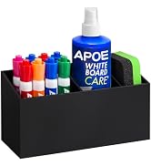 Banafich Magnetic Dry Erase Marker Holder, Acrylic Magnet Pen Holder for Whiteboard, Refrigerator...