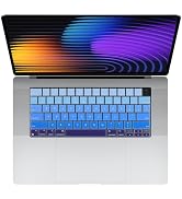 Allinside MacBook Keyboard Cover for Pro 14"/16" (M2/M3/M4, 2021–2025) &amp; Air 13"/15" (M1/M2/M3/M4...