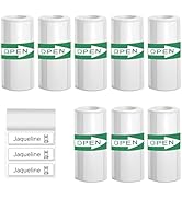 Mini Thermal Printer Label - 8 Rolls 50x15mm Thermal Sticker Label White Self Adhesive Label Make...