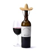 Silicone Wine Stopper/Fun Sombrero shaped cap seals bottle and keeps wine fresh/Cute Wine Accesso...