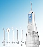 Water Dental Flosser Cordless for Teeth Cleaning 300ML Dental Oral Irrigator 3 Modes 5 Tips