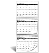 3 Month Calendar 2023-2024, Move-a-Page, Monthly, Vertical, October 2022 - December 2024, 11 x 25...