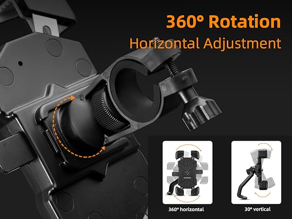 ROCKBROS Motorcycle Bike Phone Holder Mount