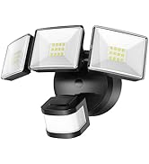 OREiN Motion Sensor Outdoor Flood Light, 26W 3500LM LED Security Light, 240° 40FT Detection, Dusk...