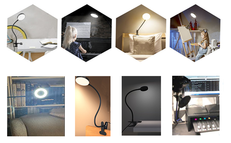 clip on light application sites