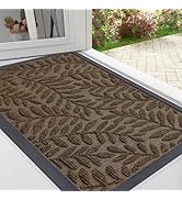 OLANLY Door Mat Indoor Outdoor Entrance, 29.5x17, Waterproof All-Weather All-Season Doormat, Stur...