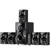 Bobtot Surround Sound Speakers Home Theater Systems - 700 Watts Peak Power 5.1/2.1Wired Stereo Sp...