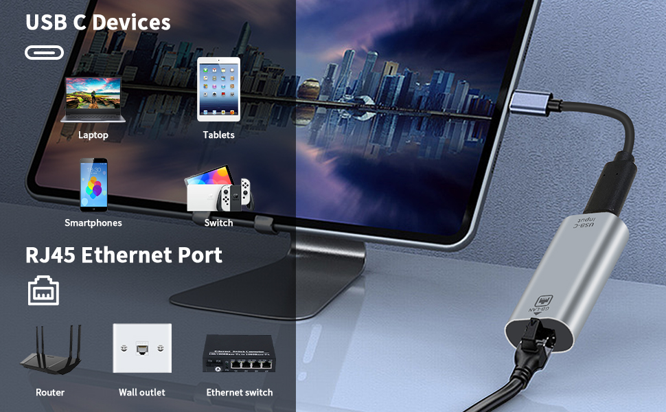 usb c to rj45 adapter 