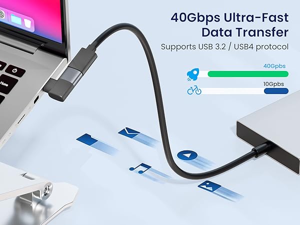 ANGLE USB C EXTENDER ADAPTER