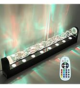 Uwiner 24W RGB LED Water Wave Light Bar with Remote | 200+ Colors &amp; Adjustable Brightness for Gam...