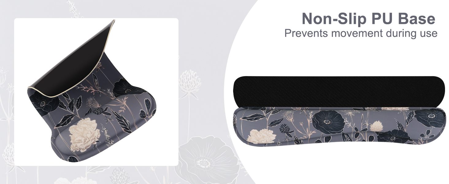 Ergonomic Memory Foam Wrist Rest for Laptop, Computer