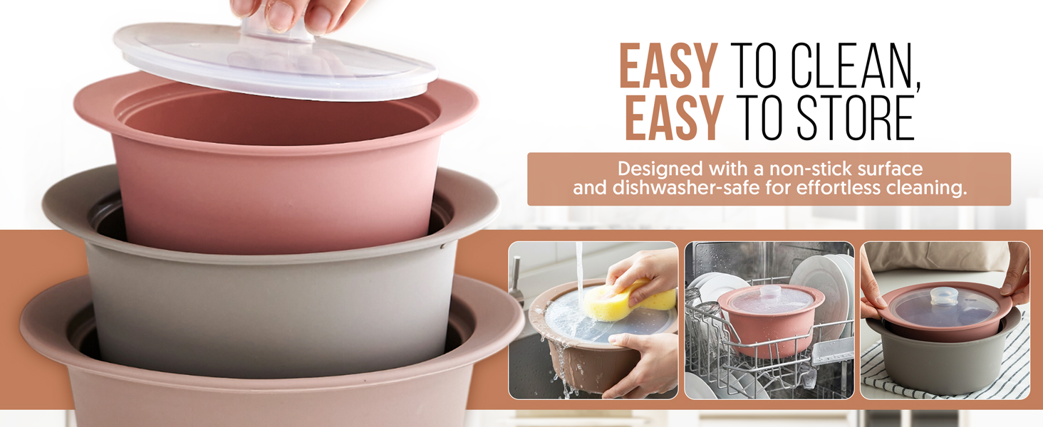 silicone steamer microwave