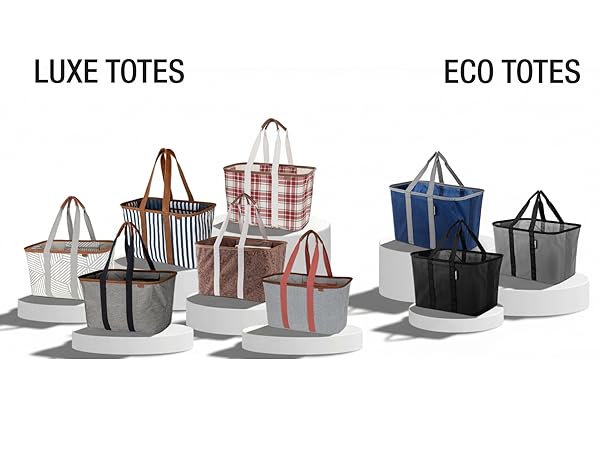 Luxe reusable grocery tote