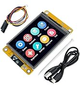 Hosyond 2.8'' ESP32 Display Resistive Touch Screen with WiFi+BT, ILI9341 Driver 240x320 TFT LCD S...