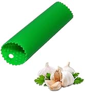 Sinnsally Garlic Peeler Skin Remover Roller Keeper,Easy Quick to Peeled Garlic Cloves with Silico...