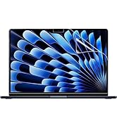 2 PCS HD Crystal Clear Screen Protector for New Apple 2024 2023 MacBook Air 15 inch (Model: A3114...