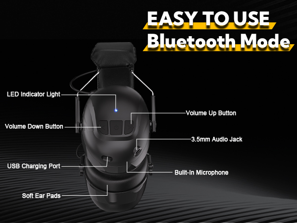 Bluetooth 5.4 Hearing Protection